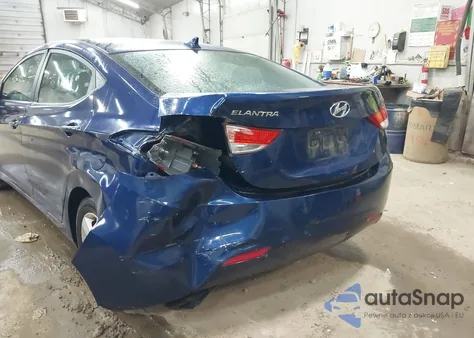 2013 Hyundai Elantra Gls/Limited from USA, damaged, VIN KMHDH4AEXDU577348